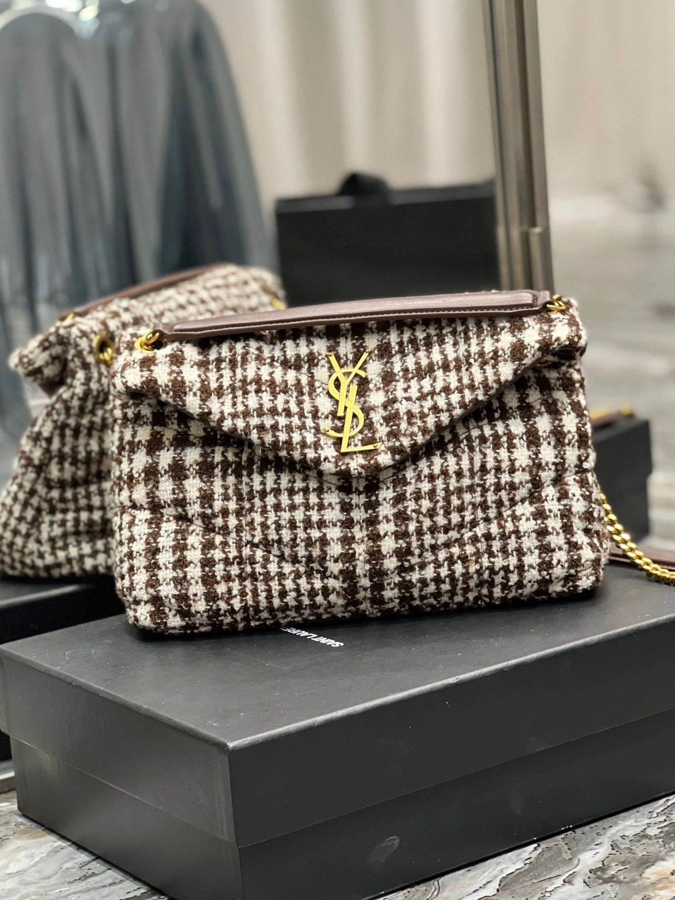 Rep ladies REP PUFFER SMALL CHAIN YSL BAG 0726
